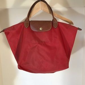 Longchamp LE PLIAGE Shoulder Bag Red